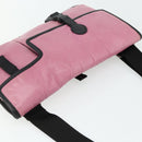 Miu Miu Shoulder Bag Leather Pink Silver Auth 176688A-6