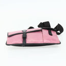Miu Miu Shoulder Bag Leather Pink Silver Auth 176688A-5