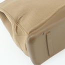 PRADA Shoulder Bag Nylon Beige Silver Auth 176689-16
