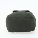 PRADA Backpack Nylon Silver Khaki Auth 176690-5