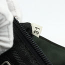 PRADA Backpack Nylon Silver Khaki Auth 176690-12