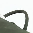 PRADA Backpack Nylon Silver Khaki Auth 176690-8