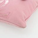SAINT LAURENT Kahala Tote Bag Canvas Pink Silver 123435 Auth 176691-10