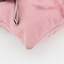 SAINT LAURENT Kahala Tote Bag Canvas Pink Silver 123435 Auth 176691-11