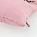 SAINT LAURENT Kahala Tote Bag Canvas Pink Silver 123435 Auth 176691-12