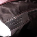 SAINT LAURENT Kahala Tote Bag Canvas Pink Silver 123435 Auth 176691-20