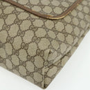 GUCCI GG Supreme Web Sherry Line Tote Bag PVC Beige Red 39 02 003 Auth 176694-10