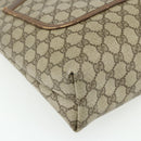 GUCCI GG Supreme Web Sherry Line Tote Bag PVC Beige Red 39 02 003 Auth 176694-11