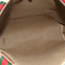 GUCCI GG Supreme Web Sherry Line Tote Bag PVC Beige Red 39 02 003 Auth 176694-16
