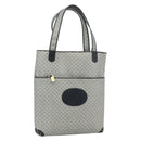 GUCCI GG Supreme Tote Bag PVC Navy Gold 002 39 0054 Auth 176695-1