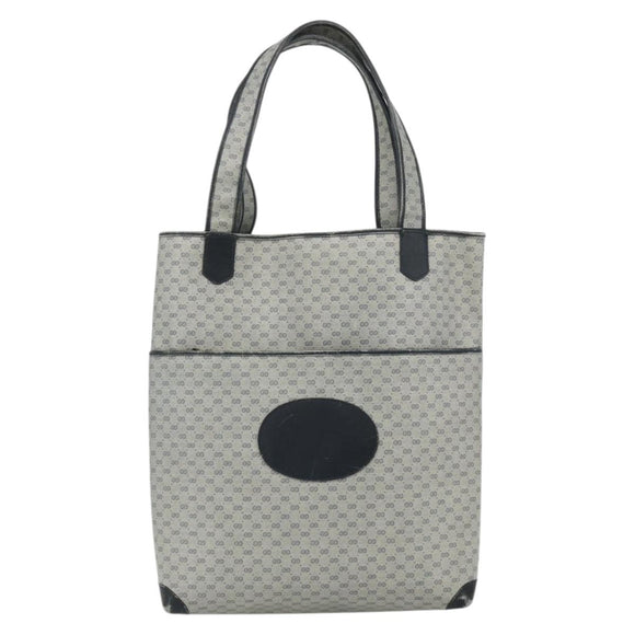 GUCCI GG Supreme Tote Bag PVC Navy Gold 002 39 0054 Auth 176695