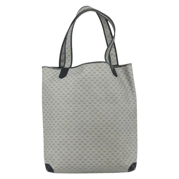 GUCCI GG Supreme Tote Bag PVC Navy Gold 002 39 0054 Auth 176695