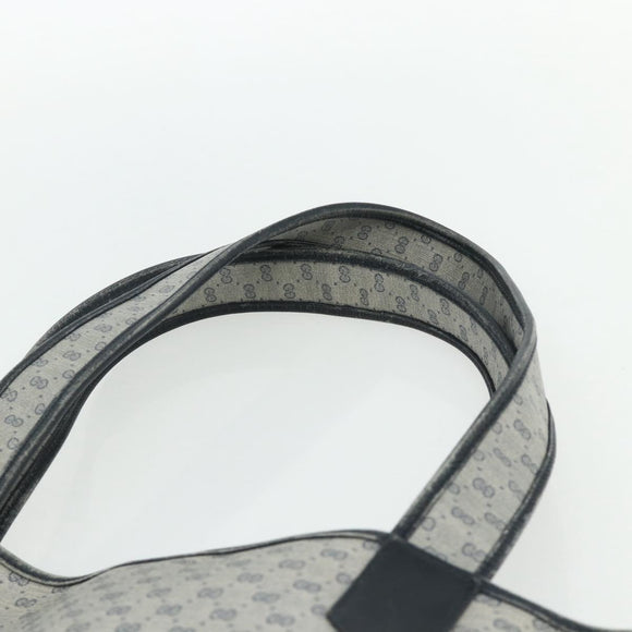 GUCCI GG Supreme Tote Bag PVC Navy Gold 002 39 0054 Auth 176695
