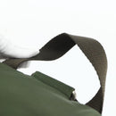 PRADA Backpack Nylon Silver Khaki Auth 176699-8