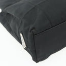 PRADA Chain Hand Bag Nylon Black Auth 176700-14