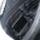 PRADA Chain Hand Bag Nylon Black Auth 176700-10