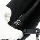 PRADA Chain Hand Bag Nylon Black Auth 176700-22