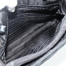 PRADA Chain Hand Bag Nylon Black Auth 176700-24
