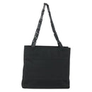PRADA Chain Hand Bag Nylon Black Auth 176700-13