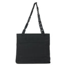 PRADA Chain Hand Bag Nylon Black Auth 176700-2