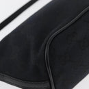 GUCCI GG Canvas Accessory Pouch Black Gold 039 1103 2123 Auth 176701-12