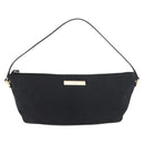 GUCCI GG Canvas Accessory Pouch Black Gold 039 1103 2123 Auth 176701-2