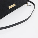 GUCCI GG Canvas Accessory Pouch Black Gold 039 1103 2123 Auth 176701-7