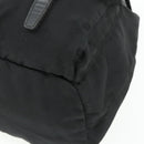 PRADA Backpack Nylon Silver Black Auth 176702-15