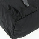 PRADA Backpack Nylon Silver Black Auth 176702-16