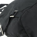 PRADA Backpack Nylon Silver Black Auth 176702-10