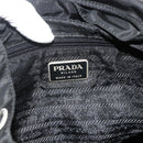 PRADA Backpack Nylon Silver Black Auth 176702-20