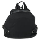 PRADA Backpack Nylon Silver Black Auth 176702-2