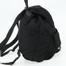 PRADA Backpack Nylon Silver Black Auth 176702-3