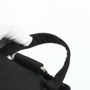 PRADA Backpack Nylon Silver Black Auth 176702-14