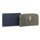 SAINT LAURENT Clutch Bag PVC 2 Set Black Navy Auth 176707-1