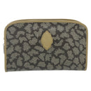 SAINT LAURENT Clutch Bag PVC 2 Set Black Navy Auth 176707-2