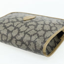 SAINT LAURENT Clutch Bag PVC 2 Set Black Navy Auth 176707-7