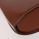 BALLY Shoulder Bag Leather 2 Set Brown Bordeaux Auth 176708-8