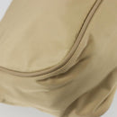 PRADA Shoulder Bag Nylon Beige Silver Auth 176710A-18
