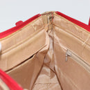 BURBERRY Nova Check Hand Bag Canvas Beige Gold Auth 176714-18