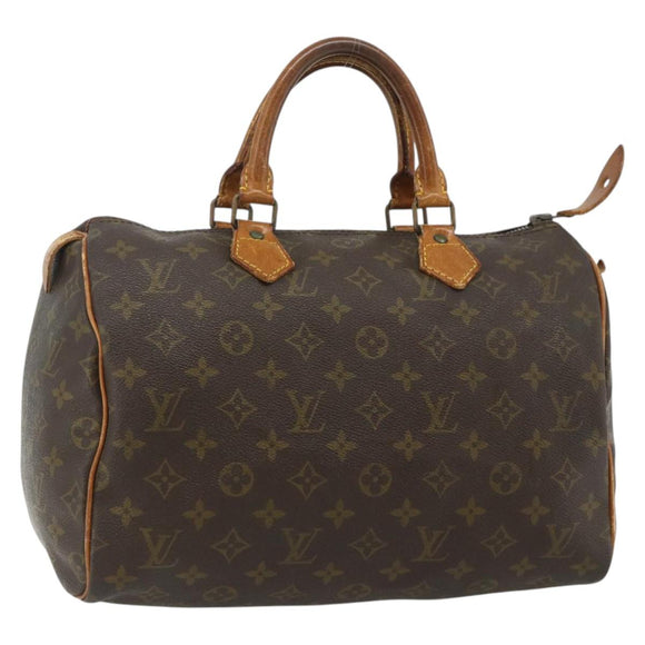 LOUIS VUITTON Monogram Speedy 30 Handtasche M41526 LV Auth 176720