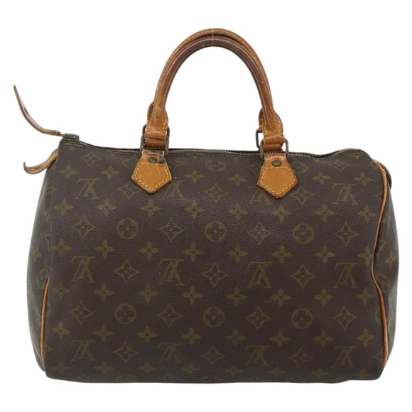 LOUIS VUITTON Monogram Speedy 30 Handtasche M41526 LV Auth 176720