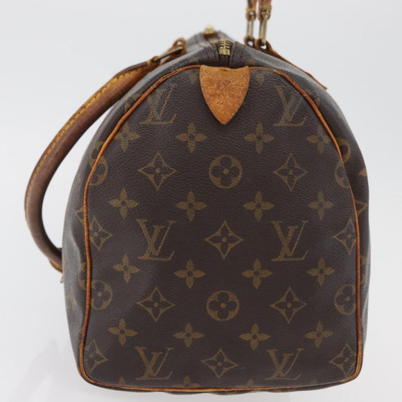 LOUIS VUITTON Monogram Speedy 30 Hand Bag M41526 LV Auth 176722