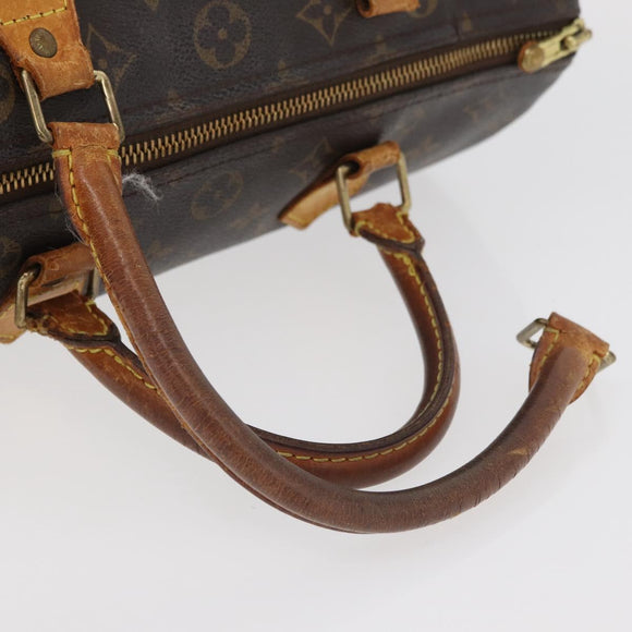 LOUIS VUITTON Monogram Speedy 30 Hand Bag M41526 LV Auth 176722