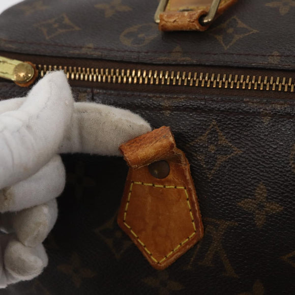 LOUIS VUITTON Monogram Speedy 30 Hand Bag M41526 LV Auth 176722