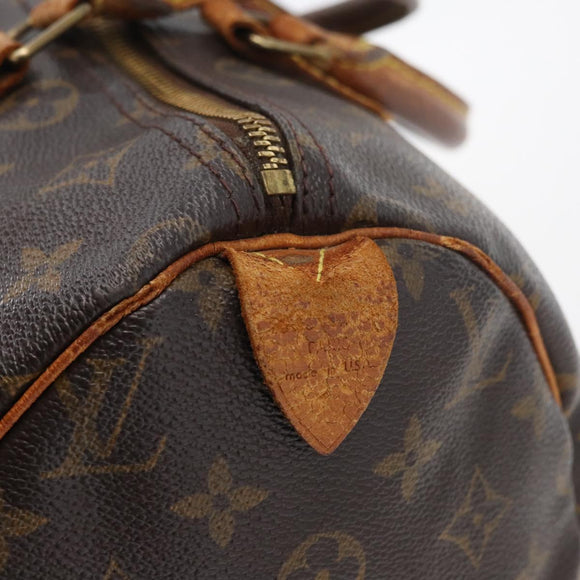 LOUIS VUITTON Monogram Speedy 30 Hand Bag M41526 LV Auth 176722