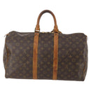 LOUIS VUITTON Monogram Keepall 45 Boston Bag M41428 LV Auth 176723-2