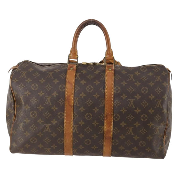 LOUIS VUITTON Monogram Keepall 45 Boston Bag M41428 LV Auth 176723