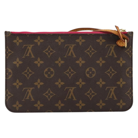 LOUIS VUITTON Monogram Neverfull MM Pouch Accessory Pouch LV Auth 176726