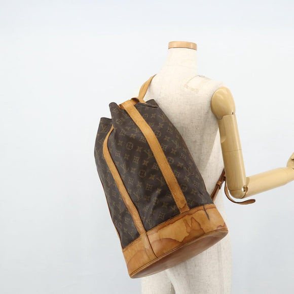 LOUIS VUITTON Monogram Randonnee GM Shoulder Bag M42244 LV Auth 176727